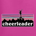 thumbnail image 5 of Wild Bobby Cheerleader Silhouette Girl Sports Women Graphic Tee, Fuschia, XX-Large, 5 of 5