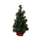 thumbnail image 1 of Árbol Simulado Adornos navideños artificiales en miniatura para decoración del hogar y regalos navideños, 60 cm, rojo, 1 unidad Rkxzt, 1 of 6