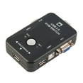 thumbnail image 1 of axGear 2 Port USB 2.0 KVM Switch W 2 Cable for Mouse Keyboard Monitor LCD LED Sharing, 1 of 7