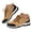 Brown, variant on Modisza Walking Sneakers for Men Non Slip Lace Up Casual Sports Shoes Summer and Fall Work Running Athletic Shoe Brown Size 8