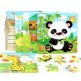thumbnail image 1 of Gwong Juguete 9 / 36pcs Dibujos animados Animal Panda Jigsaw Puzzle Board Kids Early Education Toy Regalo Gwong 30002422, 1 of 7