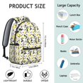 thumbnail image 6 of Citrus Lemon Zest Backpack - Spacious School Rucksack with Padded Straps, Fashionable Bookbag for Teens & College Students, Great Campus Gift, 6 of 6