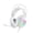 White, variant on M Buder Gaming Headsets with Microphone, Noise Canceling Wired Headphones with Colorful LED Light 7.1 Surround Sound Over-Ear Earphones for PC, Black