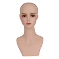 thumbnail image 4 of Maniquí Cabeza Soporte Exhibidor Gorro Peluca Soporte Accesorios PVC Ligero Fácil de Limpiar Adecuado para Salón Tienda Fotografía Entrenamiento Maqui Estilo H, 4 of 8