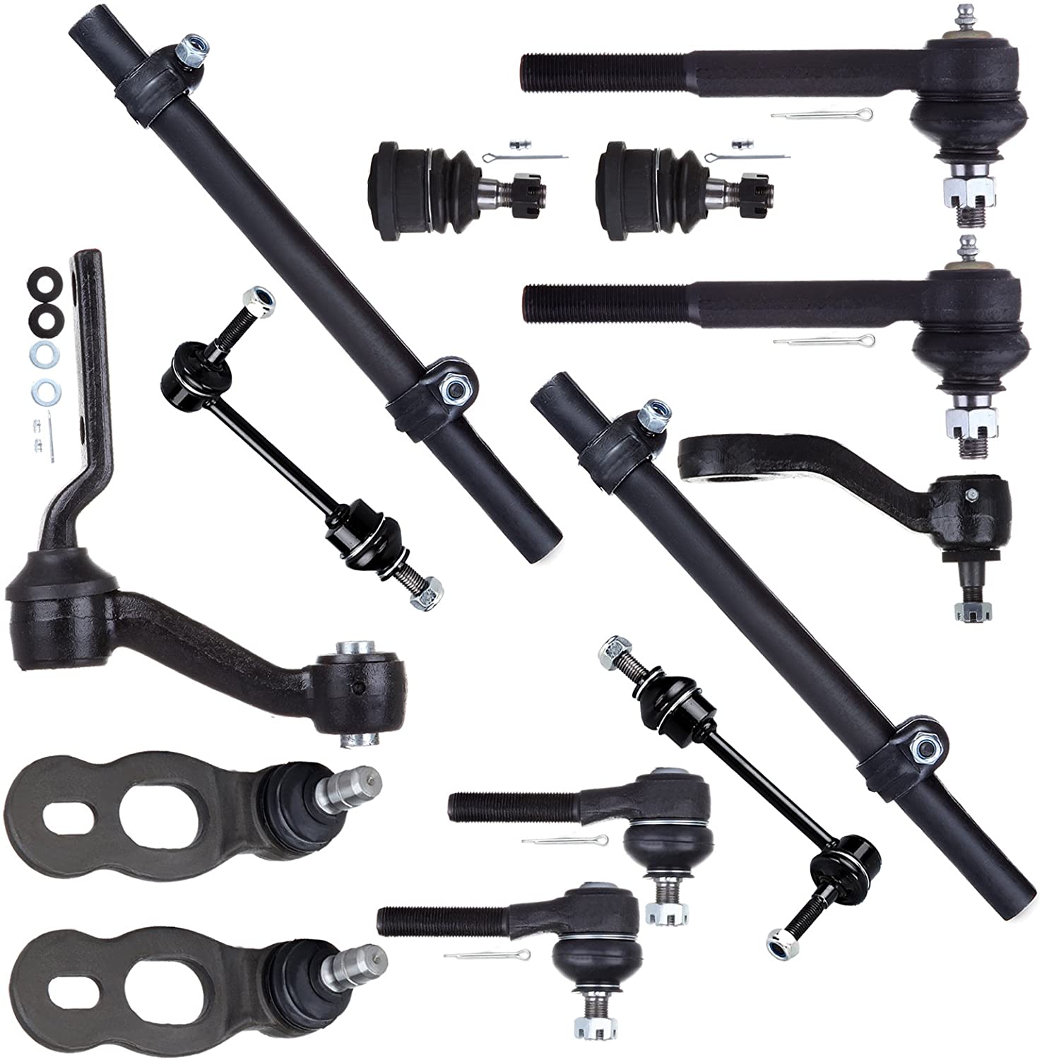 SCITOO Idler Arm Tie Rod End Sway Bar Link Ball Joint Pitman Arm 1998