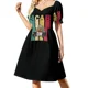 thumbnail image 2 of Vestido de desayuno con huevos y tocino, vestido para mujer, vestidos de verano para mujer, 2 of 7