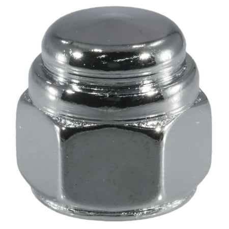 

5/16 -24 Chrome Plated Steel Fine Thread Flat Head Acorn Cap Nuts