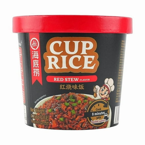 6PC HAIDILAO Cup Rice Braised Flavor 121G*6