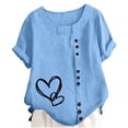 thumbnail image 3 of T-Shirts pour Filles Col Rond Hauts Graphiques Tees T-Shirts d'Été Tenues pour Filles 4T, 3 of 3
