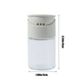 thumbnail image 3 of Seasoning Bottle, Kitchen Spice Dispenser, Dual Spout Glass Jar, Adjustable Pour Control for Salt, Pepper, Cumin, for Cooking, Baking, Grilling, 1 Pack, by FAJHHA, 3 of 8