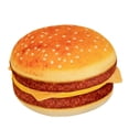 thumbnail image 2 of Plush Hamburger Pillow, Stuffed Cushion Toy, Super Soft Hugging Pillow For Sofa Bedroom Office, Funny Simulation Food Decorative Pillow, Comfortable Seat Cushion For Relaxing, 2 of 6