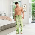 thumbnail image 6 of Flower Border with Calla Lilies Men's Pajama Pants Lightweight Sleepwear Bottom Lounge Pants, 6 of 6