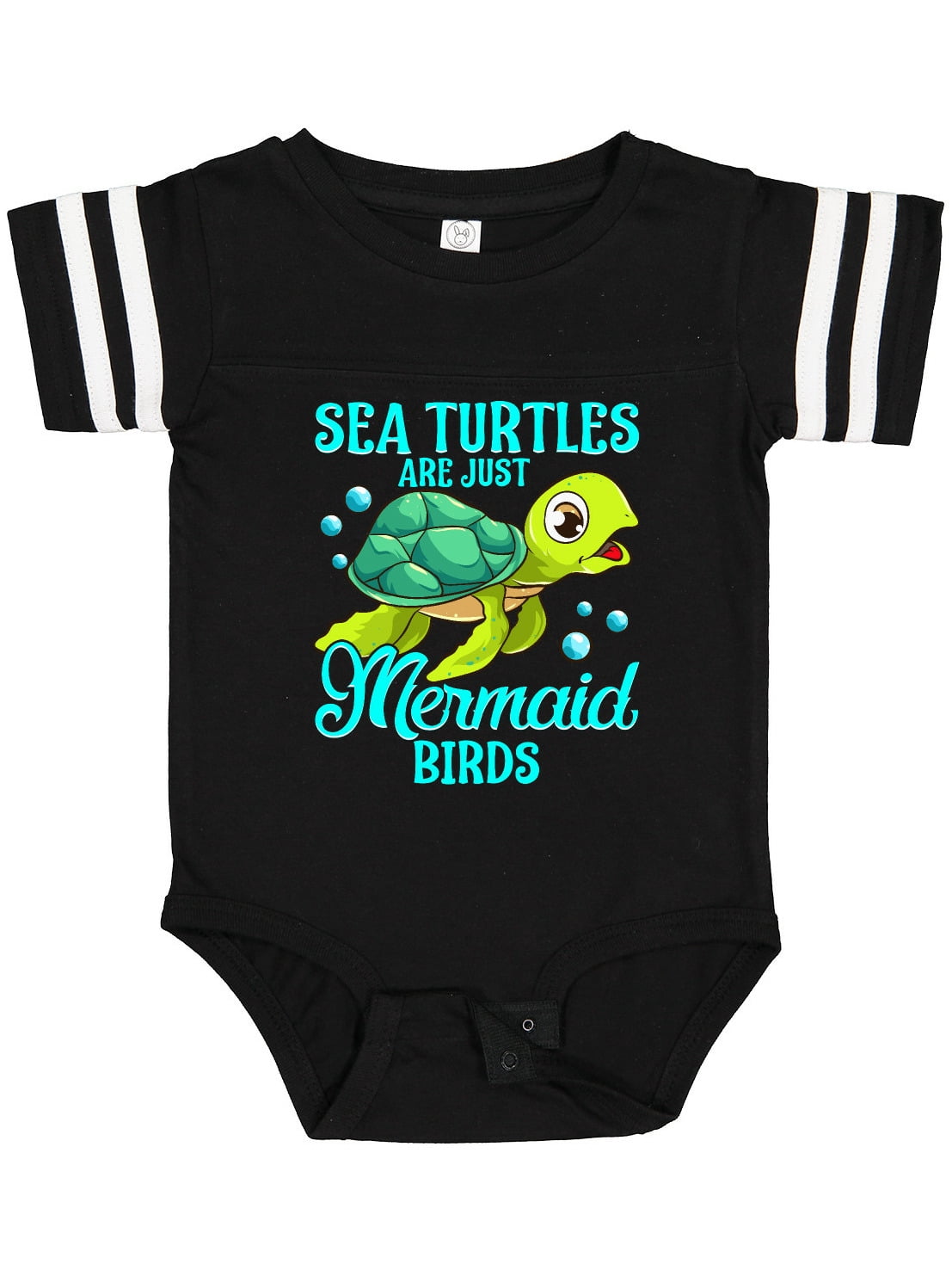 Sea Turtle Galaxy Outer Infant Baby Short Sleeve Romper Jumpsuit Bodysuit