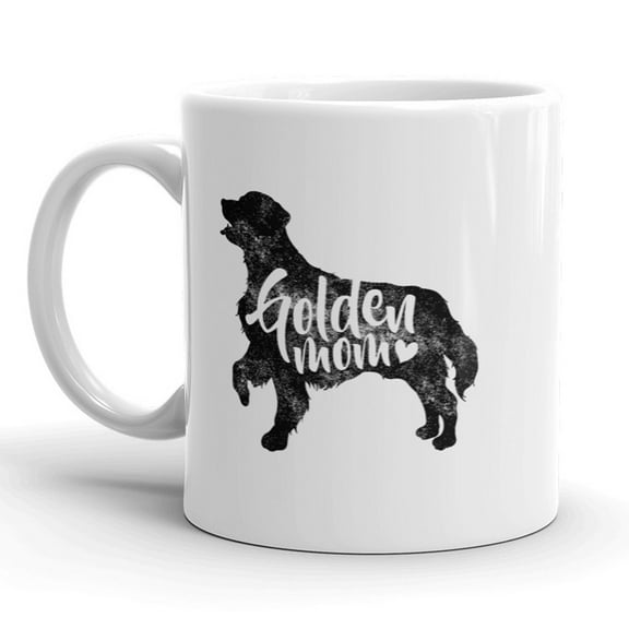 Golden Mom Mug Cute Golden Retriever Dog Coffee Cup - 11oz
