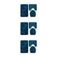 thumbnail image 1 of Guardoinrt 3x Bathroom Mat Set Easy To Clean Waterproof Comfortable Eco-friendly Anti-slip Bathroom Rug Sets PJ210611-B008 3Set, 1 of 6