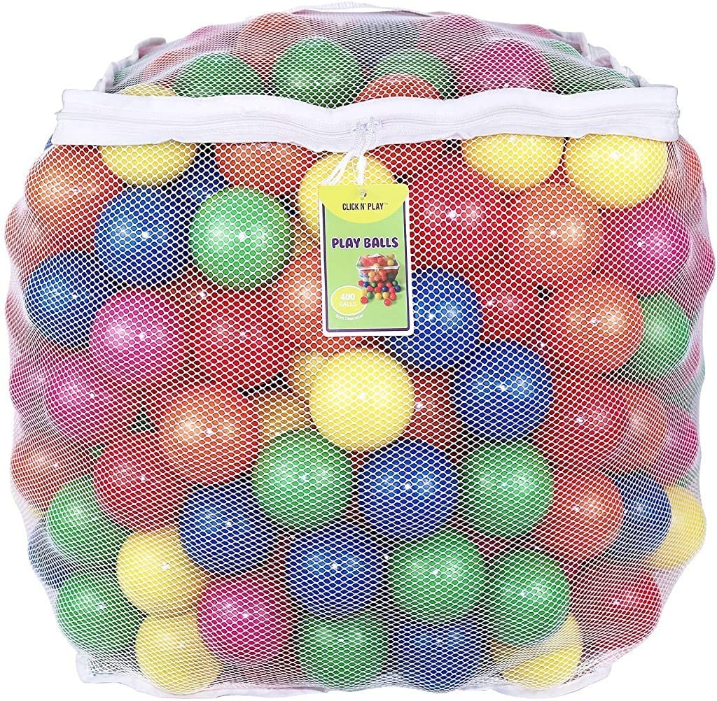Click N' Play Value Pack of 400 Phthalate Free BPA Free Crush Proof
