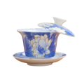 thumbnail image 1 of UUBLKH Juego de 2 tazas de té chino Tenmoku de 5.0 onzas, colorido Jianzhan Bowl Tenmoku Lotus Cups, juego de tazas de té de cerámica Kungfu chino, decoración de Navidad, regalo de Año Nuevo, 1 of 7