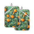 thumbnail image 7 of Yayeee Pot Holders Kitchen Heat Resistant with Pocket 7"x9.8" Cotton Oven Cooking Hot Pads, Orange Tree Pattern, 7 of 7