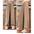 thumbnail image 5 of RUTAYY Toddler Children Pants Solid Color For Girls Casual High Elastic Waisted Drawstring Loose Fit Sweatpants Streetwear Trouser Relaxed Fit Pants, 5 of 6
