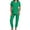 Green, variant on Scrubs for Women Set Stretch V-Neck Scrub Top & Cargo Pants - Quick Dry Nurse Uniforms Women Set with Multi Pockets White-A XL(XL)