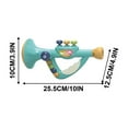 thumbnail image 3 of Toys for Toddlers, Toddler Musical Toys Trumpet Toys Baby Educational Toys Children Practice Musical Instruments Mini Trumpet with Light Effects Adjustable Volume, 3 of 6
