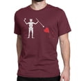 thumbnail image 1 of Camiseta de Edward Barbanegra, "Teach Jolly Roger", para hombre y mujer, divertida, de algodón, cuello redondo, manga corta, ideal como regalo., 1 of 7