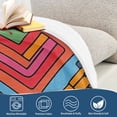 thumbnail image 4 of Yayeee Throw Blanket for Couch Soft Warm 50" x 60" Sofa Chair Bed Decoration, Art City, 4 of 7