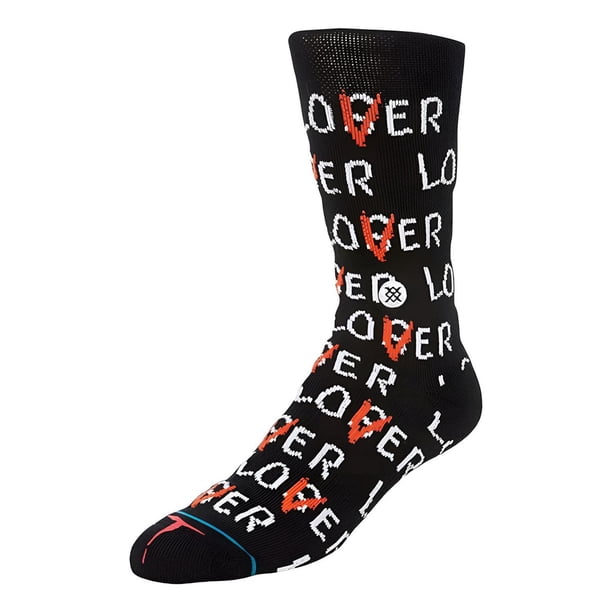 Calcetines Stance Lover Loser Para Hombre Color Multicolor Modelo M558C19LOVBLK