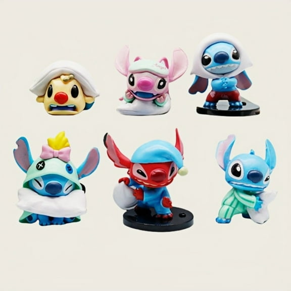 6PCS Stitch Collectible Vinyls & figureVs – Anime/Manga-Inspired Gifts, PPremium displays, and limited editions for all-ages collectors & home decor.