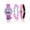 Rainbow Barbie, variant on Frozen Girls Flashing LCD Blue Ombre Silicone Watch, Bracelet and Hair Accessory 3 Piece Set