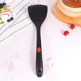 thumbnail image 2 of Silicone Black Turner Non-stick Kitchenware Heat Resistant Cooking Utensils for Home Restaurant, 2 of 8