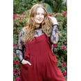 thumbnail image 4 of CASSIE LIZ Jumpsuit for Women Plus Size 5X Brick Red Adjustable Strap Dressy Fall Casual Sleeveless Wide Leg Winter Knit Overalls Outfits Clothes with Pocket 5XL 26W 28W, 4 of 10