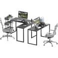 thumbnail image 5 of Mission 40-Inch Home Office Computer Desk, Rustic Brown, 5 of 9