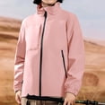 thumbnail image 5 of YVNAURA Women's Lightweight Breathable Windbreaker Jacket UPF 50+ Sun Protection Full Zip Hooded Windproof Water Resistant Quick Dry Outdoor Running Coat for Women, Pink,L, 5 of 9