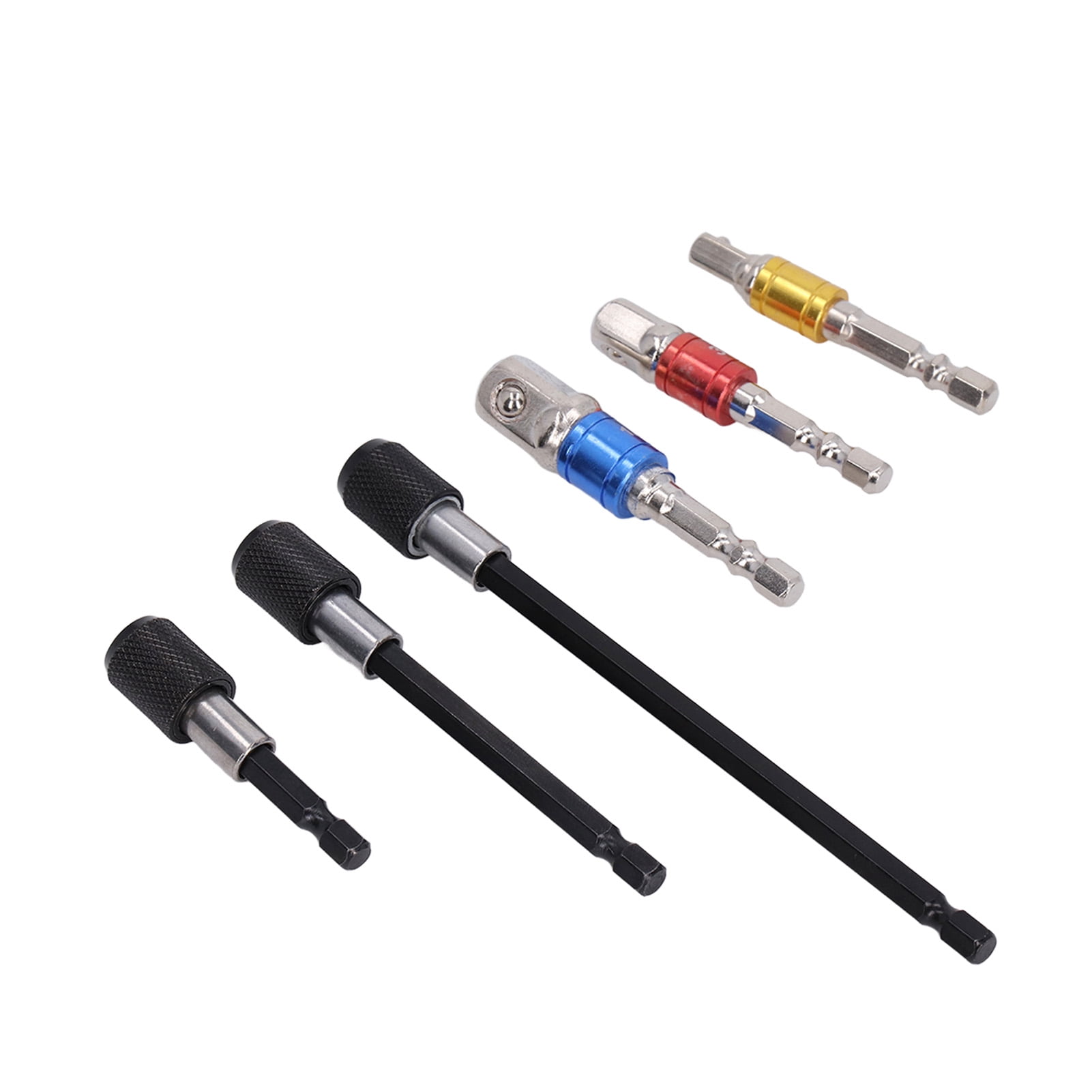 Socket Bit Holder Kit, Standard Size Extension Chuck Adapters Easy