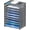 Black, variant on Paper sorting rack - mail mesh desktop file storage box with handle, suitable for office and school desktops