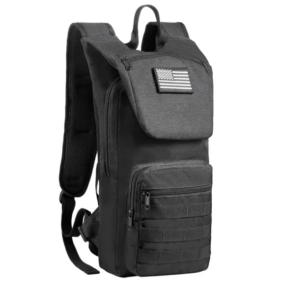 Hydration Backpack with 3L TPU Bladder,Tactical Molle Design for Hiking,Running,Cycling,and Camping-Ideal Water Storage Daypack for Men and Women
