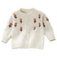 thumbnail image 1 of Hukapapa-suéter de invierno para niña, cárdigan bordado de punto para bebé, abrigo, ropa de lana para bebé, blanco, 73cm, 1 of 5