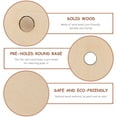 thumbnail image 6 of Niceauty 3pcs Wood Display Stand Donut Board for Dessert Table Rustic Design, 6 of 7