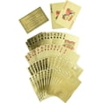 thumbnail image 4 of MAHADEV 24K Gold Plated Playing Cards - 54 PCS Golden Foil Assorted TCG Deck Box, 4 of 6