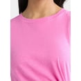 thumbnail image 4 of Time and Tru Women's Cotton Side Tie Top, Sizes XS-XXXL, 4 of 5
