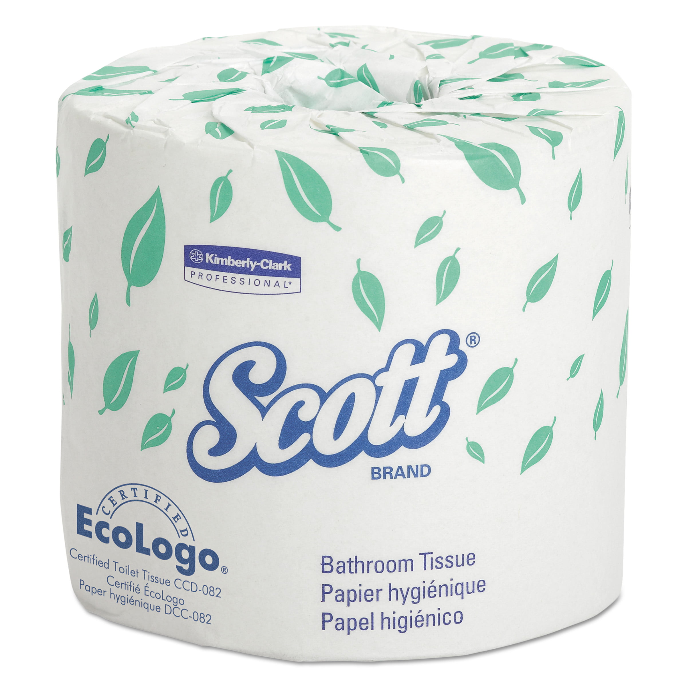 Scott 100% Recycled Fiber Bathroom Tissue 2-Ply 506 Sheets/Roll 80/Carton 13217 