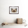 thumbnail image 2 of Cat Illustration Persian Kitten Art Print Framed Poster Wall Decor 9x7 inch, 2 of 5