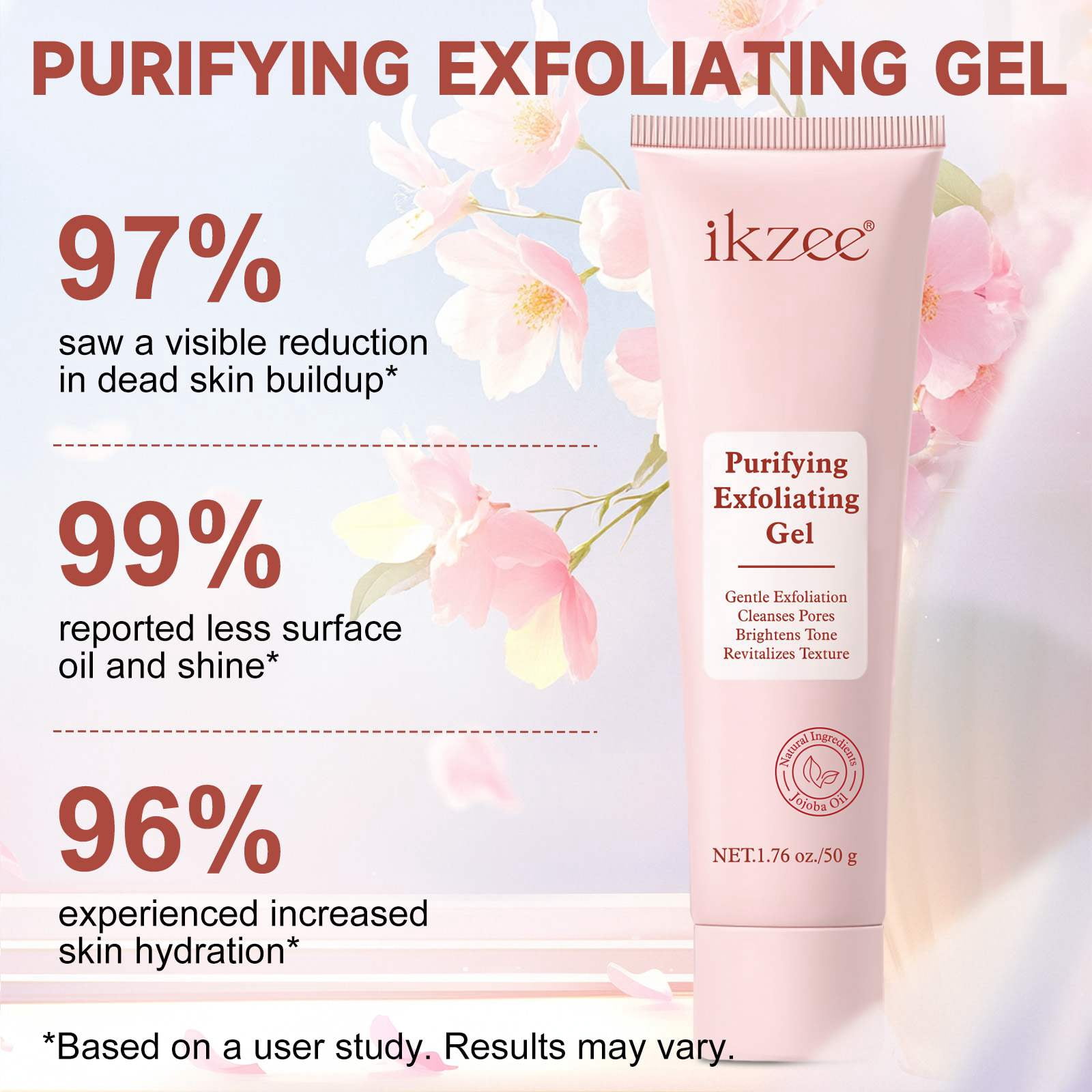 Elbbub Purifying Exfoliating Gel, 1.76 oz 2Pack, Moisturizing