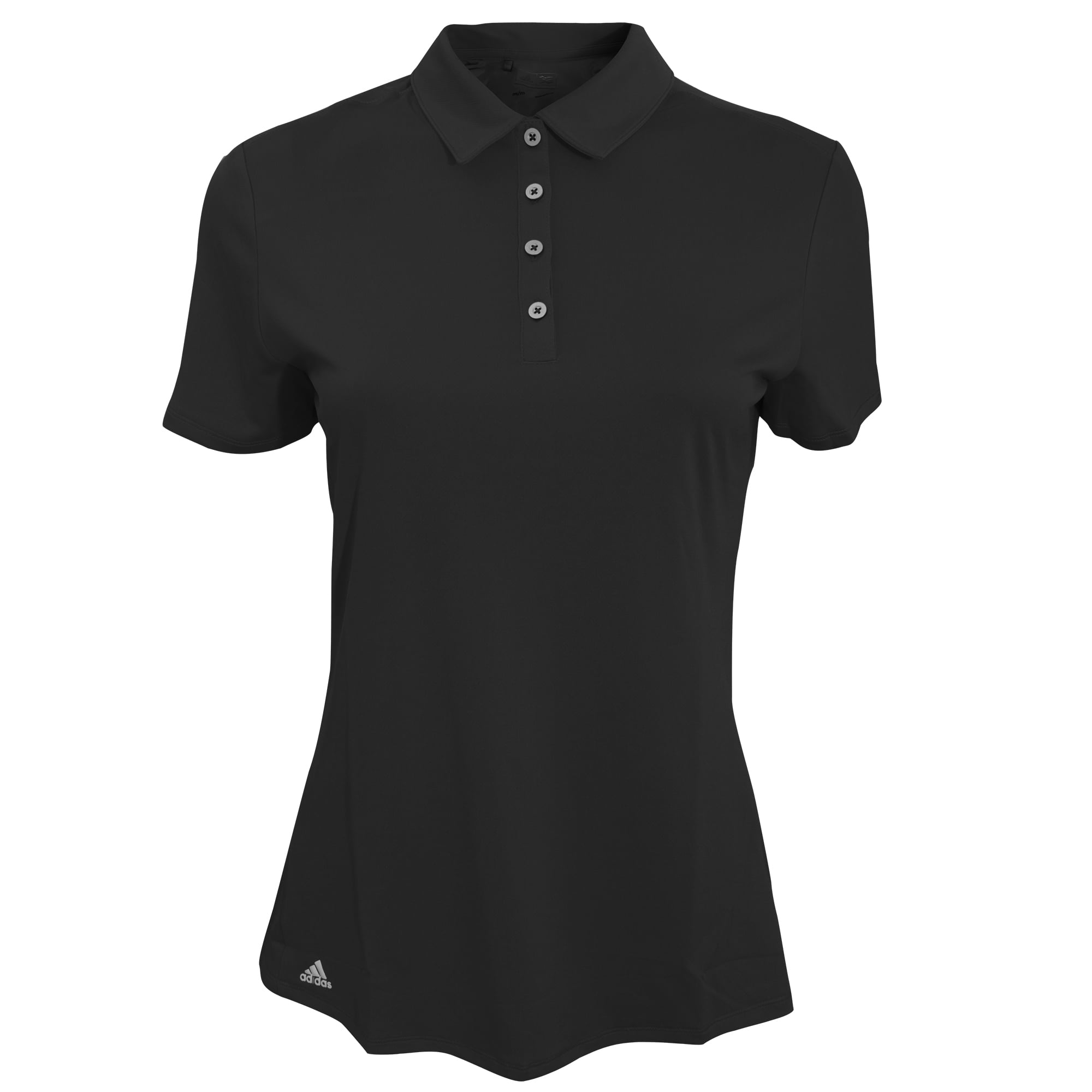 women's fitted black polo shirts