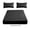 Black, variant on LNOGEUPG 86.61x70.86 Inch Fitted Sheet, 1 Piece Fitted and 2 Pieces Pillow case, Color Yellow, Super Soft 100% Polyester, California King Size Bed Fit to 15" Extra Deep Pocket Sheets