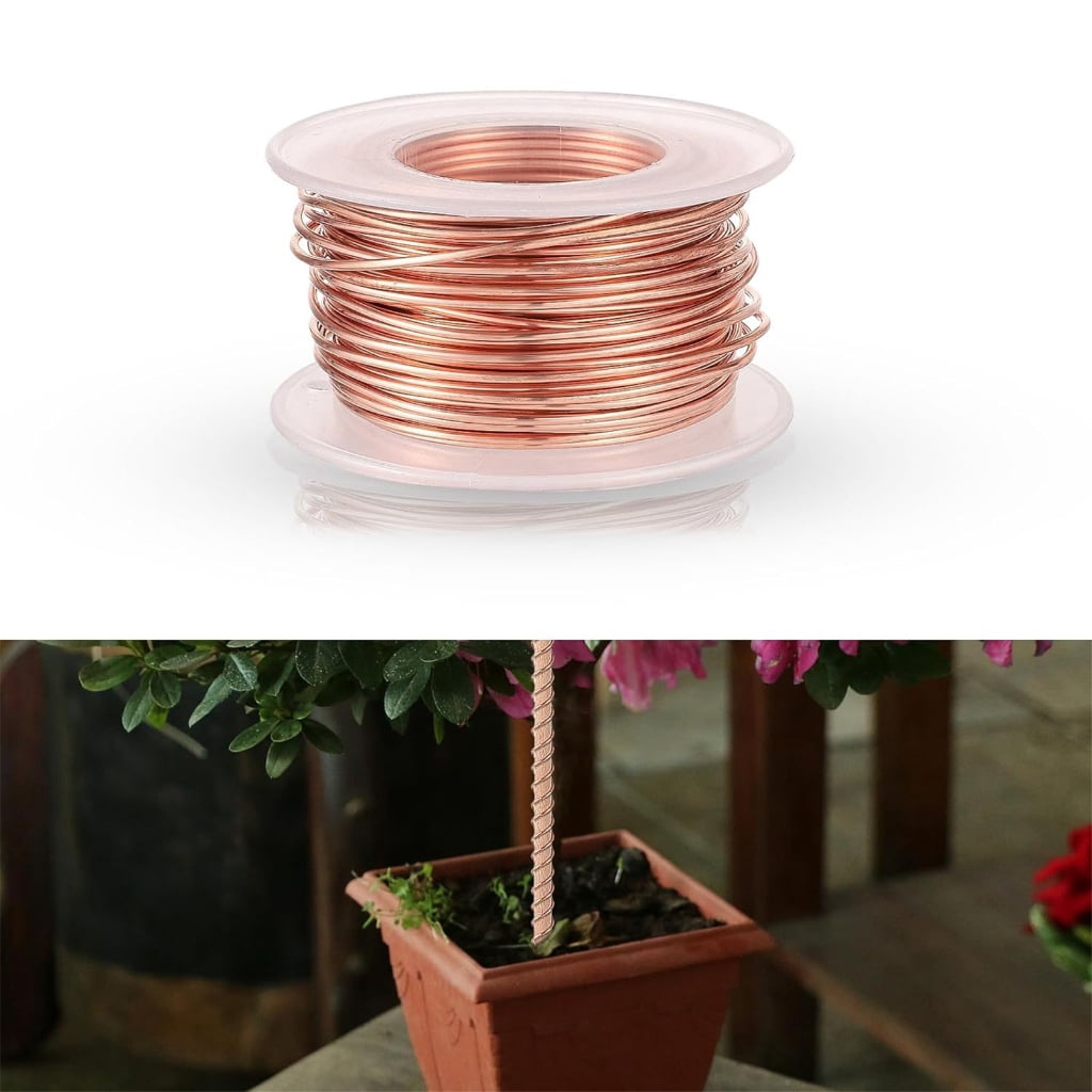 20m Electroculture Gardening Copper Wire for Vegetable Growth Air Plant Holder