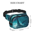thumbnail image 4 of Disketp Airplane Shark Riñonera de Doble Capa, Bolsa de Cintura Ajustable para Viajes, Correr y Senderismo, Riñonera Ligera para Hombre y Mujer, 4 of 9