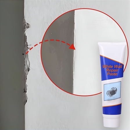 VELIMO White Wall Repair Paste,Wall Patch Compound,Mildew and Crack Filler,Nail Hole Spackle,Stain Cover Putty