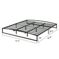 thumbnail image 3 of TROPOW King Size Bed Frame,10 Inch Metal Platform Bed Frame, Low Profile Bed Frame with Sturdy Steel Slats Support, Mattress Foundation, No Box Spring Needed, Easy Assembly, Black, 3 of 10